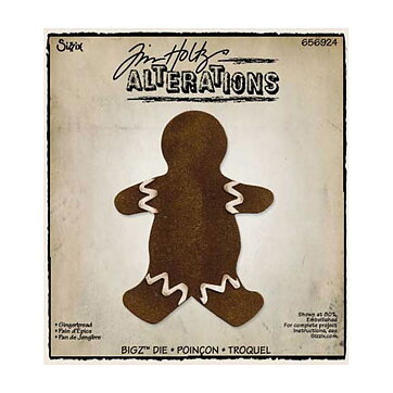Tim Holtz Sizzix Alterations Die Bigz - Gingerbread