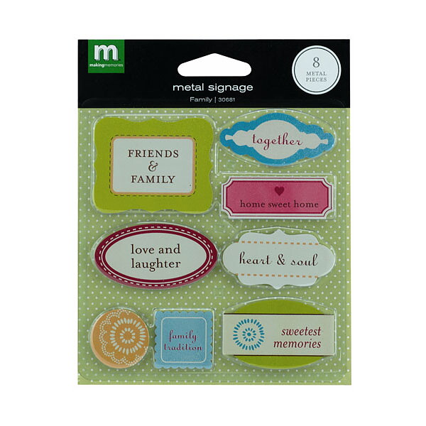 Making Memories Metal Signage - Family