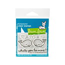Lawn Fawn Clear Stamps 3"X2" - Whale You Be Mine