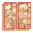 Graphic 45 Cardstock Die-Cuts - Princess Tags & Pockets Collection