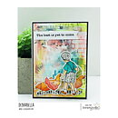 Stamping Bella Cling Rubber Stamps - Edgar And Molly's Vintage Farm Bird