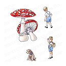 Stamping Bella Cling Rubber Stamps - Edgar And Molly's Vintage Mushroom Set
