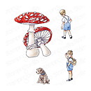 Stamping Bella Cling Rubber Stamps - Edgar And Molly's Vintage Mushroom Set