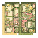 Graphic 45 Cardstock Die-Cuts - Garden Godess Tags & Pockets Collection