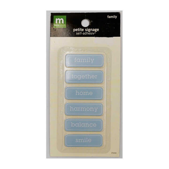 Making Memories Metal Signage Mini - Family