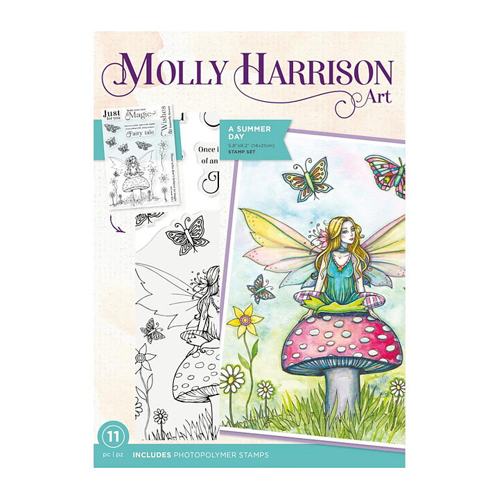 Crafter's Companion Clear Stamps By Molly Harrison - A Summer Day