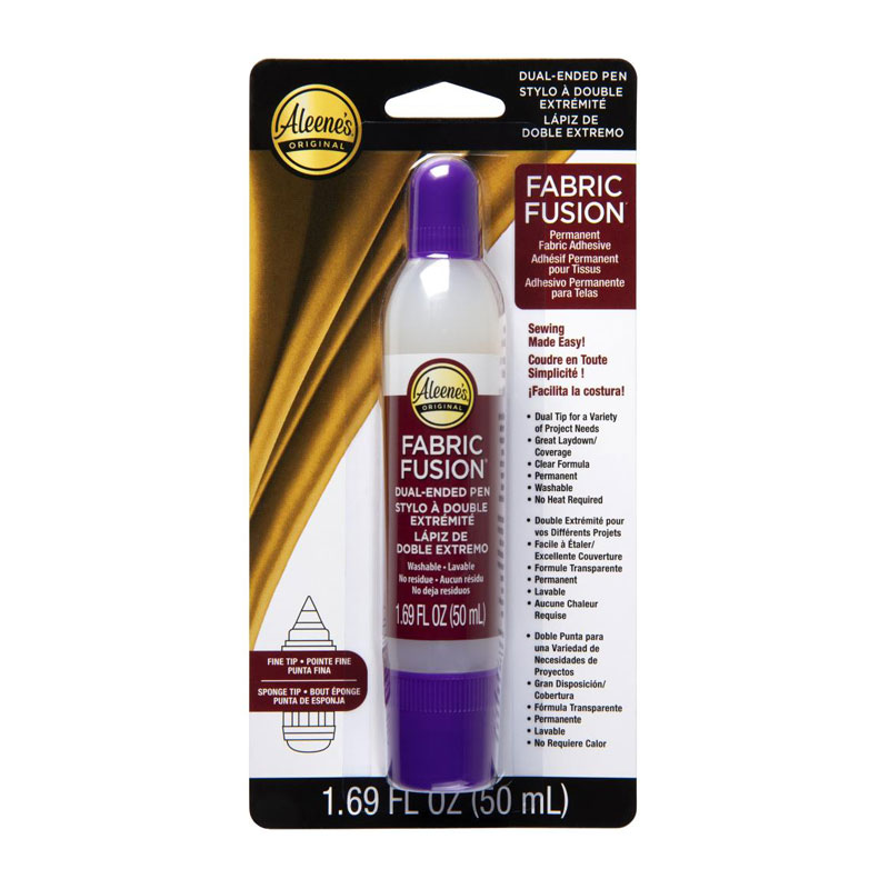 Aleene's Fabric Fusion Adhesive, Premium Clear Permanent Fabric