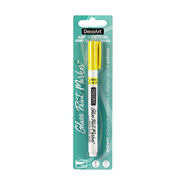 DecoArt Opaque Glass Paint Marker - Yellow