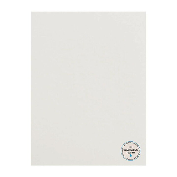 American Crafts Washable Matte Paper 8.5"x11" - White