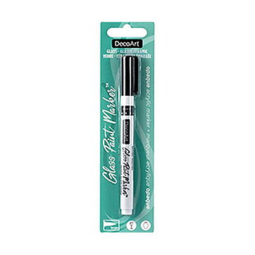 DecoArt Opaque Glass Paint Marker - Black
