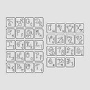 Sizzix Sizzlits Alphabet Dies - Garden Delight