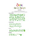 Sizzix Sizzlits Alphabet Dies - Garden Delight