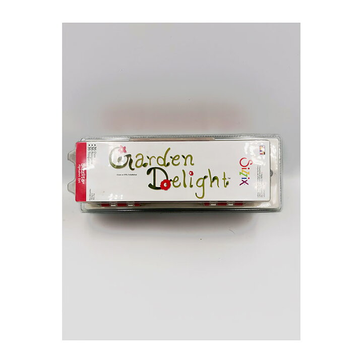 Sizzix Sizzlits Alphabet Dies - Garden Delight