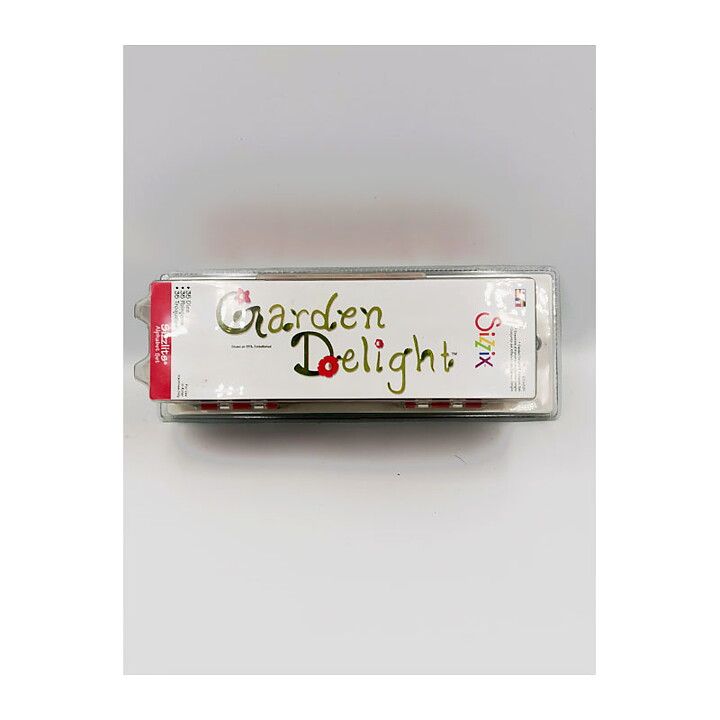 Sizzix Sizzlits Alphabet Dies - Garden Delight