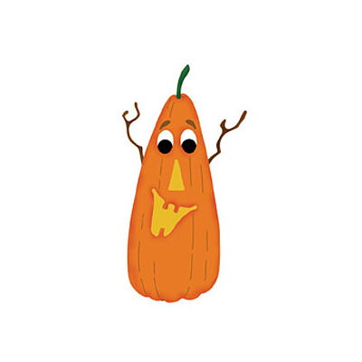 BK Dies 2x3 Halloween Pumpkin Tree