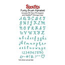 Sizzix Sizzlits Alphabet Dies - Funky Brush