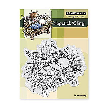 Penny Black Rubber Stamps Slapstick - In the Manger