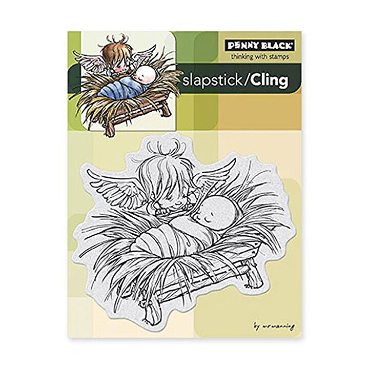 Penny Black Rubber Stamps Slapstick - In the Manger