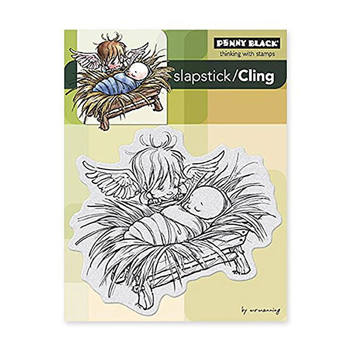 Penny Black Rubber Stamps Slapstick - In the Manger