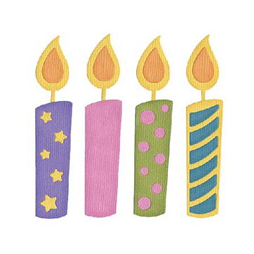 Quickutz Dies 4x4 - Candles REV-0156-S