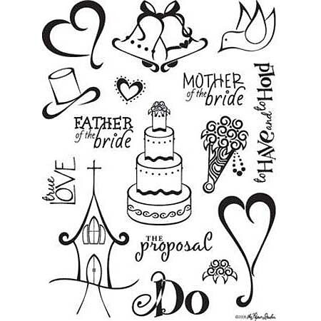 Clear Stamps Stampabilities - Wedding