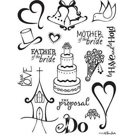 Clear Stamps Stampabilities - Wedding