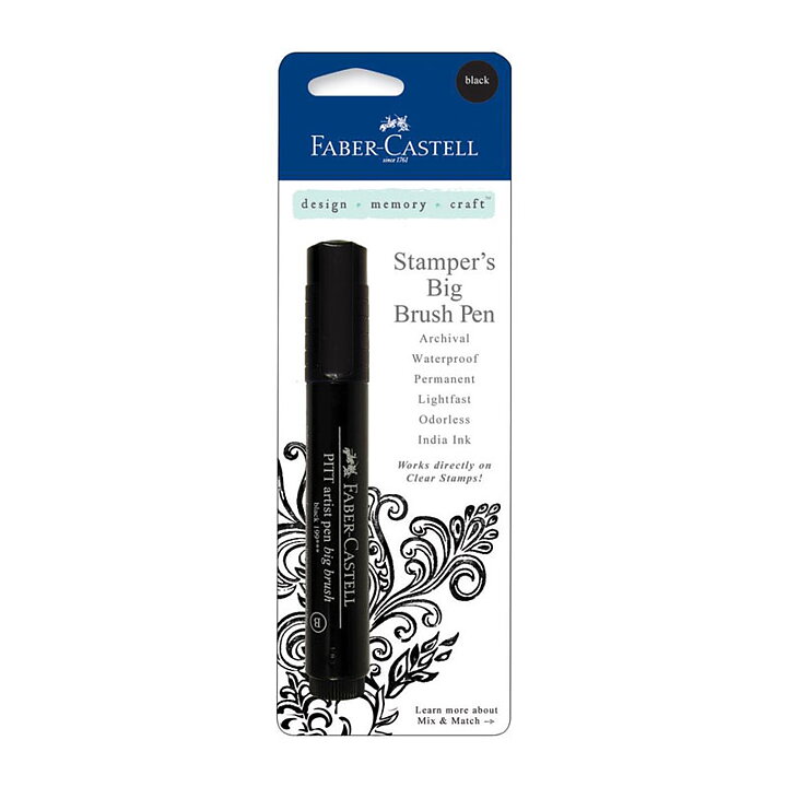 Faber Castell Stamper's Big Brush Pen Black