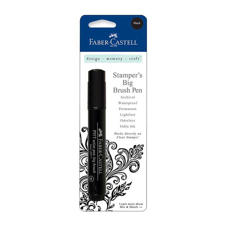 Faber Castell Stamper's Big Brush Pen Black