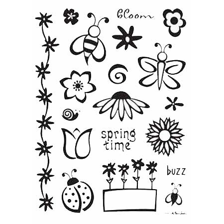 Clear Stamps Stampabilities - Spring