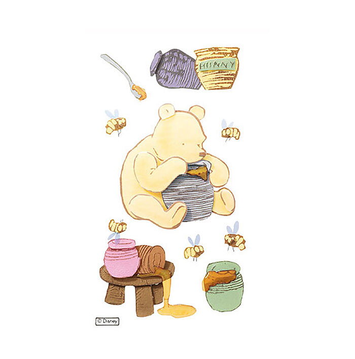 EK Success Disney Dimensional Stickers Large - Classic Pooh & Honeypot