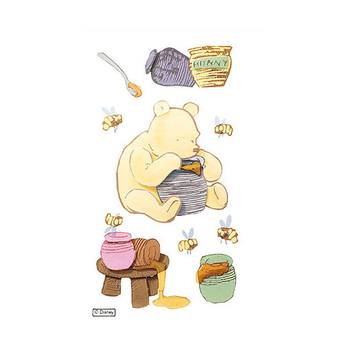 EK Success Disney Dimensional Stickers Large - Classic Pooh & Honeypot