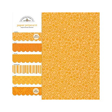 6x6 DB  Paper Pad  Tangerine