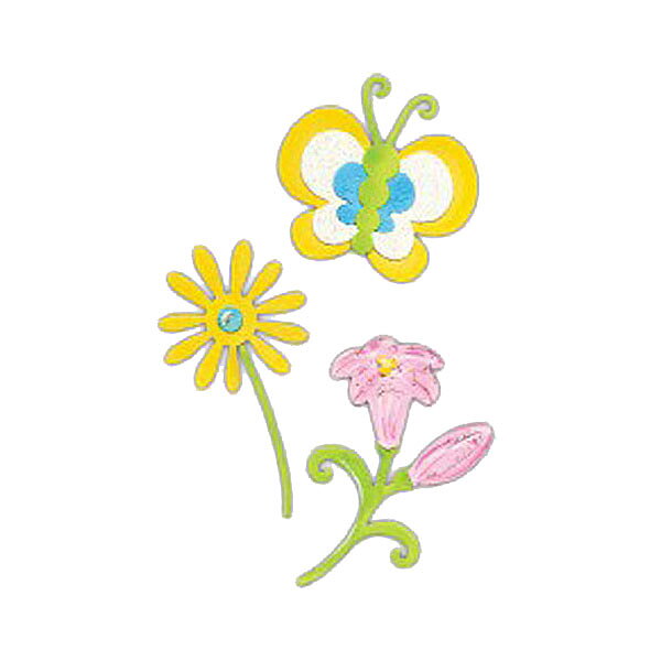 Sizzix Die Sizzlits - Hello Kitty Butterfly & Flowers Set #2