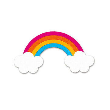 Sizzix Die Sizzlits - Hello Kitty Rainbow w-Clouds