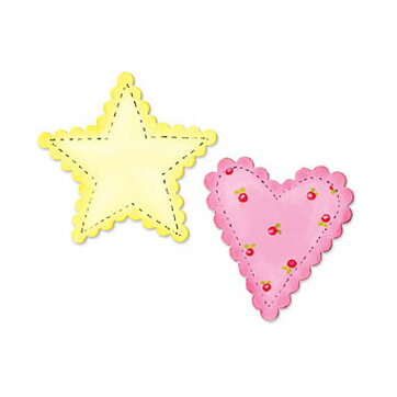Sizzix Die Bigz - Heart & Star - Scallop
