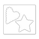 Sizzix Die Bigz - Heart & Star - Scallop