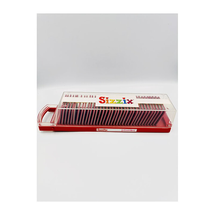 Sizzix Sizzlits Alphabet Dies - Girls are Weird