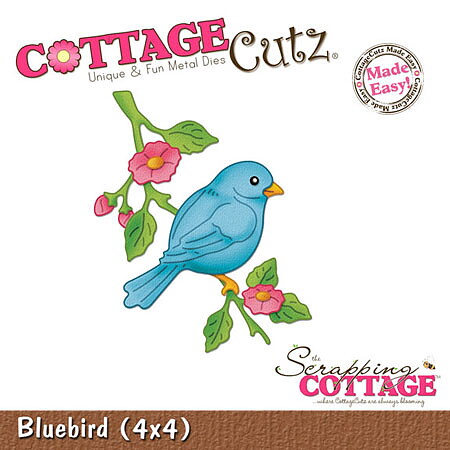Cottage Cutz Dies 4x4 Animals Bird Blue