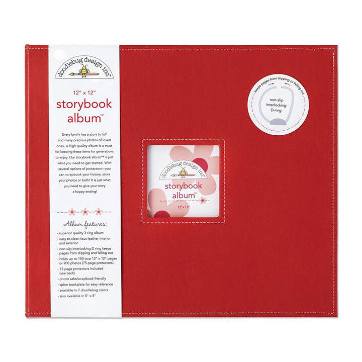 Doodlebug Storybook 12x12 D-Ring Album - Ladybug