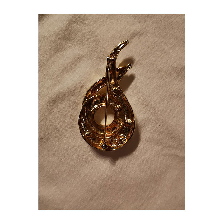 Brooch - Curling Snake