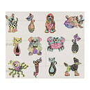 Dyan Reaveley's Dylusions Creative Dyary Die Cuts - Colored Animals