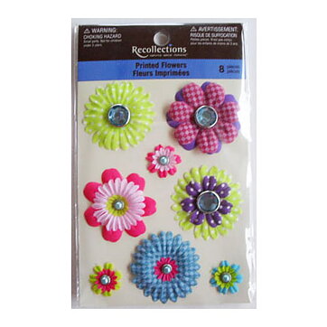 Recollections Flowers Printed Multicolored
