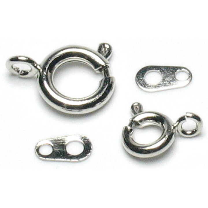 Cousin Basic Metal Findings - Silver Spring Rings Assorted