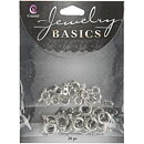 Cousin Basic Metal Findings - Silver Spring Rings Assorted
