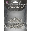 Cousin Basic Metal Findings - Silver Spring Rings Assorted