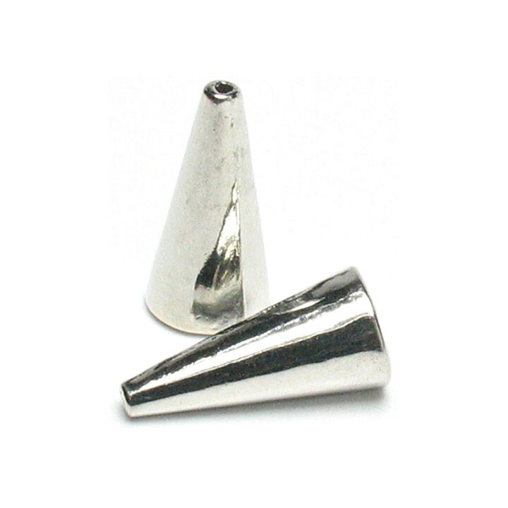 Cousin Basic Metal Findings - Silver Cones 19 mm