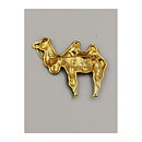 Brooch Vintage - Camel Enamelled with Rhinestones