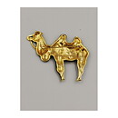 Brooch Vintage - Camel Enamelled with Rhinestones