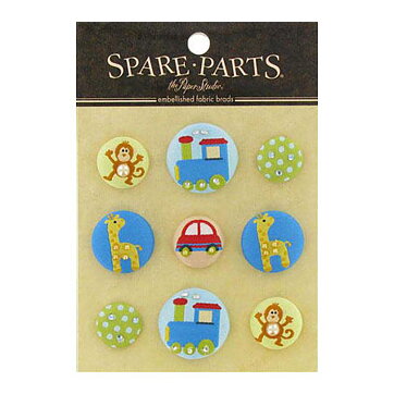 Brads - Spare Parts Fabric Embellished Baby Boy