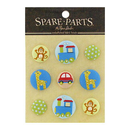Brads - Spare Parts Fabric Embellished Baby Boy